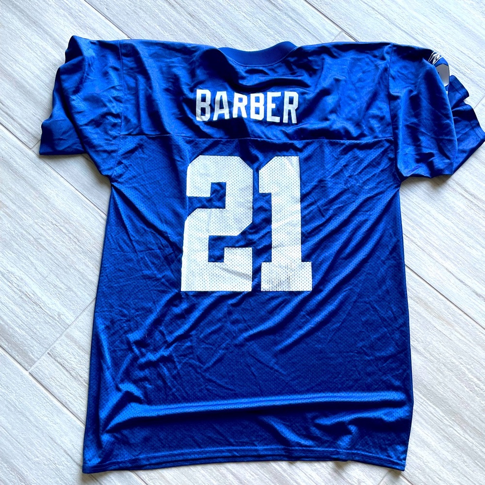 Tiki Barber New York Giants Jersey Great used condition.